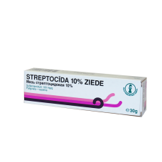 STREPTOCĪDA ziede 10% 30g